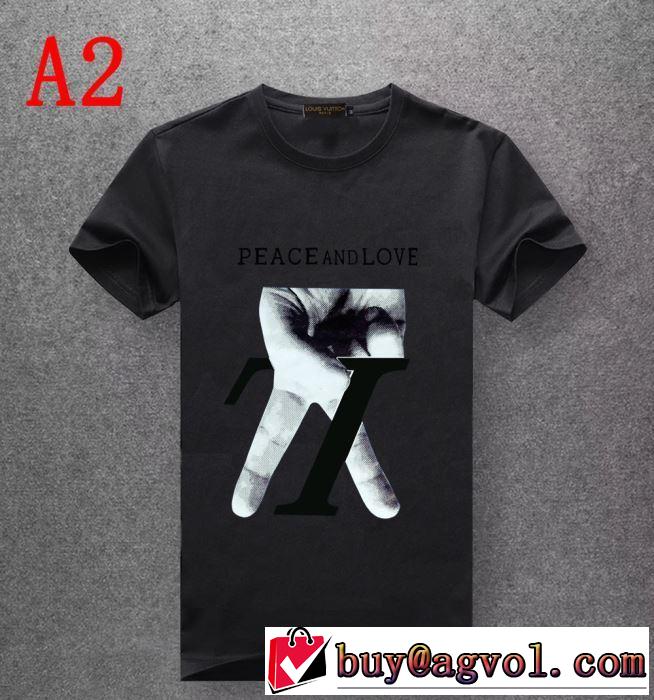 発表の新作モデルTシャツ/半袖 5色可選 ルイ ヴィトン2019SSのトレンド商品  LOUIS VUITTON 一目ぼれ