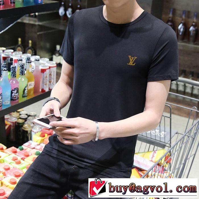 素敵カジュアルの春夏コレクション 2色可選 ルイ ヴィトン2019年最新ファッション LOUIS VUITTON  Tシャツ/半袖