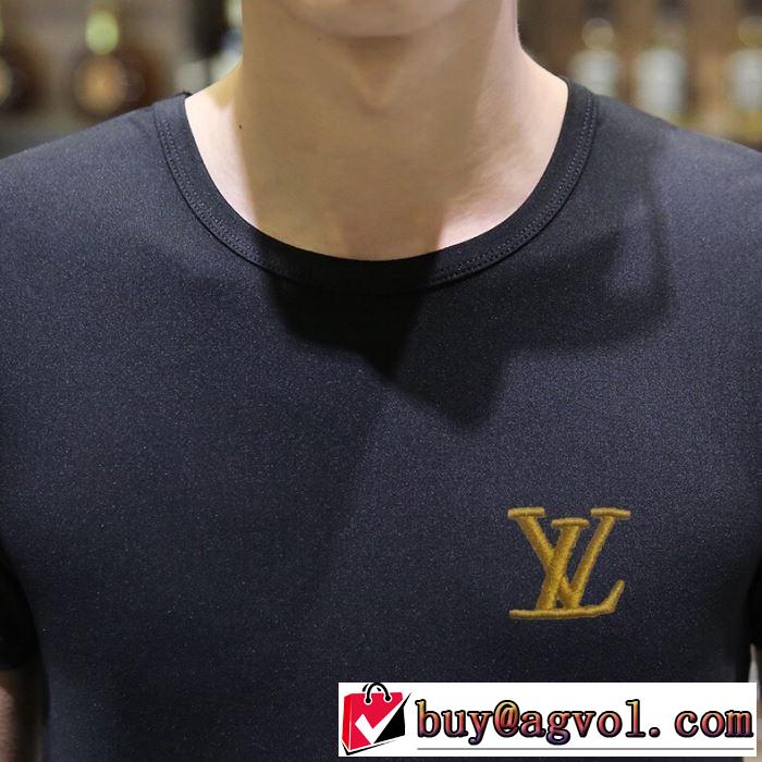 素敵カジュアルの春夏コレクション 2色可選 ルイ ヴィトン2019年最新ファッション LOUIS VUITTON  Tシャツ/半袖