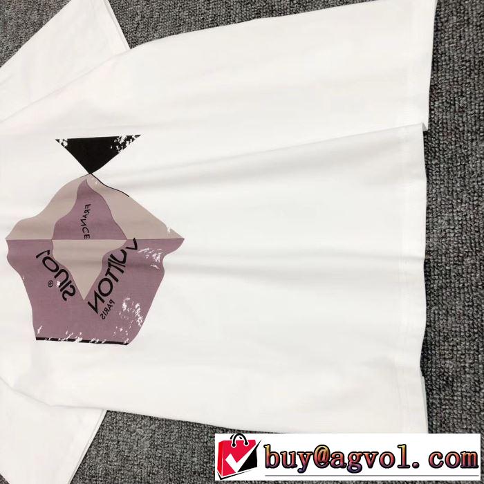 素敵デザイン未入荷ブランド  LOUIS VUITTONTシャツ/半袖  2019春夏トレンドアイテム ルイ ヴィトン
