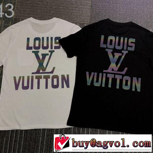 知的な夏のスタイル  LOUIS VUITTON Tシャツ/半袖 2色可選 2019年春夏シーズンの人気 ルイ ヴィトン