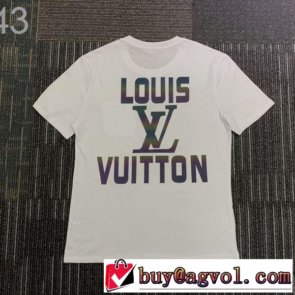 知的な夏のスタイル  LOUIS VUITTON Tシャツ/半袖 2色可選 2019年春夏シーズンの人気 ルイ ヴィトン