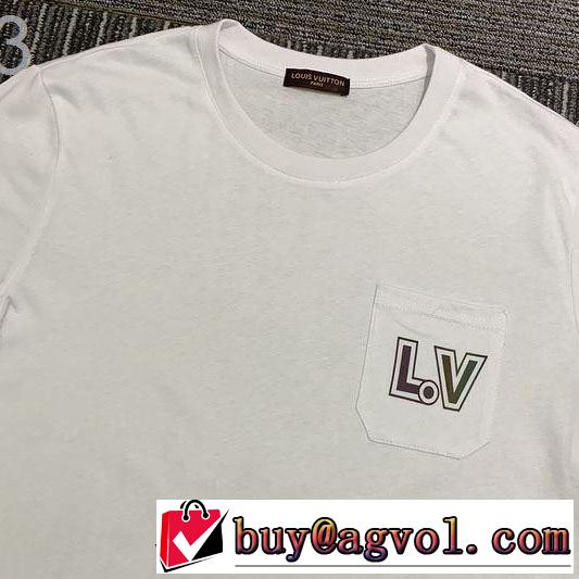 知的な夏のスタイル  LOUIS VUITTON Tシャツ/半袖 2色可選 2019年春夏シーズンの人気 ルイ ヴィトン