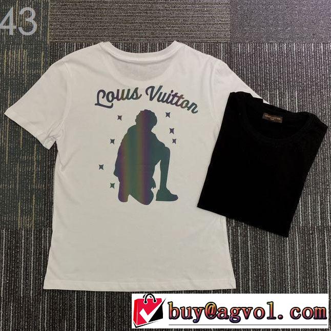 2019年最新ファッション LOUIS VUITTON Tシャツ/半袖 2色可選 入手超困難 ルイ ヴィトン