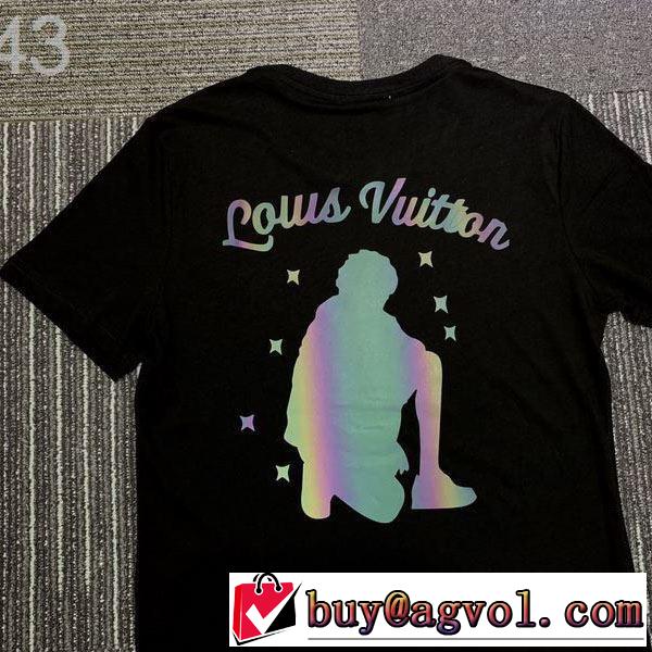 2019年最新ファッション LOUIS VUITTON Tシャツ/半袖 2色可選 入手超困難 ルイ ヴィトン