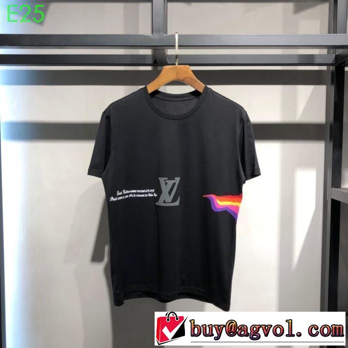 Tシャツ/半袖お洒落スタイル  2色可選 ルイ ヴィトン先行販売  LOUIS VUITTON 2019春夏は人気定番