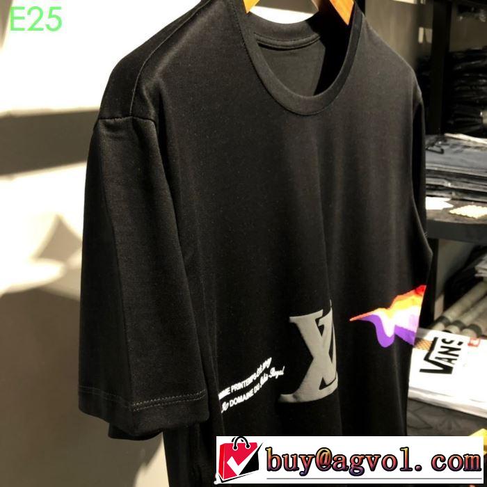 Tシャツ/半袖お洒落スタイル  2色可選 ルイ ヴィトン先行販売  LOUIS VUITTON 2019春夏は人気定番