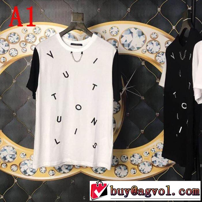 お勧め使える未入荷ブランド Tシャツ/半袖  2019年最新ファッションルイ ヴィトン LOUIS VUITTON 2色可選