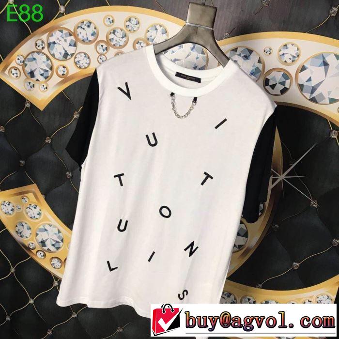お勧め使える未入荷ブランド Tシャツ/半袖  2019年最新ファッションルイ ヴィトン LOUIS VUITTON 2色可選