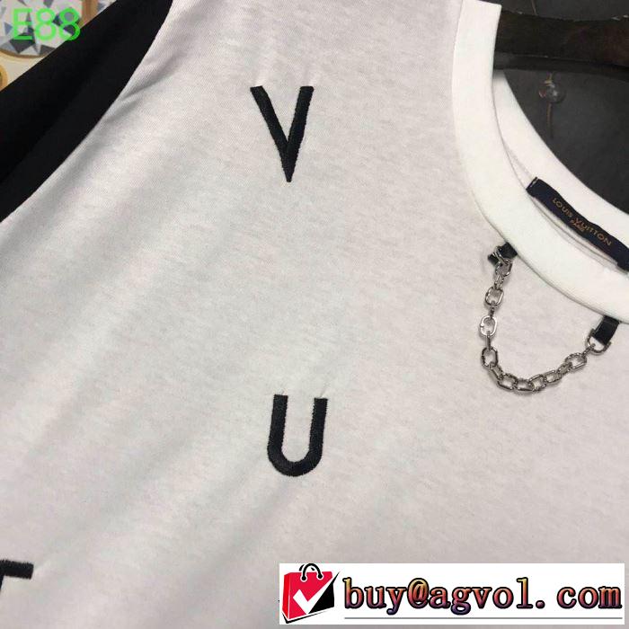 お勧め使える未入荷ブランド Tシャツ/半袖  2019年最新ファッションルイ ヴィトン LOUIS VUITTON 2色可選
