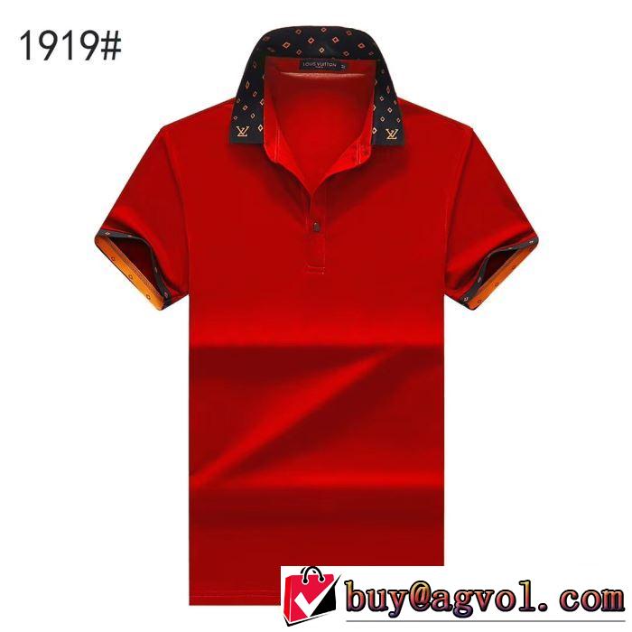 ルイ ヴィトン2019年夏の一押しファッションアイテム LOUIS VUITTON  Tシャツ/半袖  4色可選  特に夏は人気アイテム