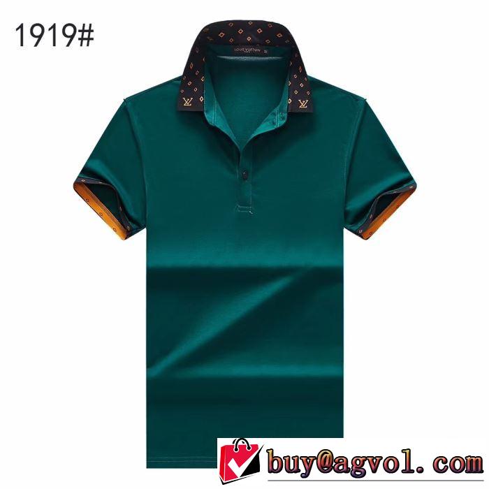 ルイ ヴィトン2019年夏の一押しファッションアイテム LOUIS VUITTON  Tシャツ/半袖  4色可選  特に夏は人気アイテム