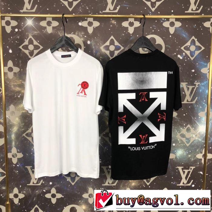 2019年春夏シーズンの人気 ルイ ヴィトン  2色可選  毎年トレンドアイテムが出る LOUIS VUITTON  Tシャツ/半袖