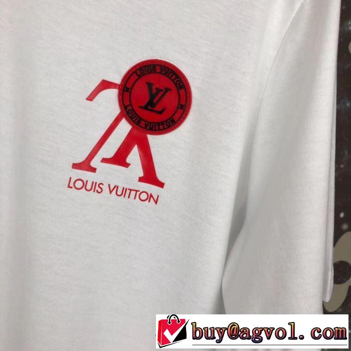2019年春夏シーズンの人気 ルイ ヴィトン  2色可選  毎年トレンドアイテムが出る LOUIS VUITTON  Tシャツ/半袖