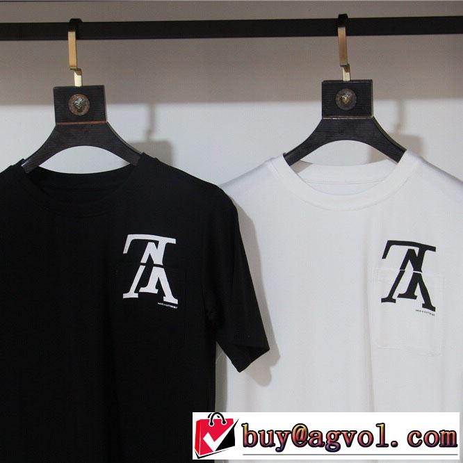 Tシャツ/半袖  2色可選  海外セレブは大人気 ルイ ヴィトン2019春夏人気トレンドアイテム  LOUIS VUITTON