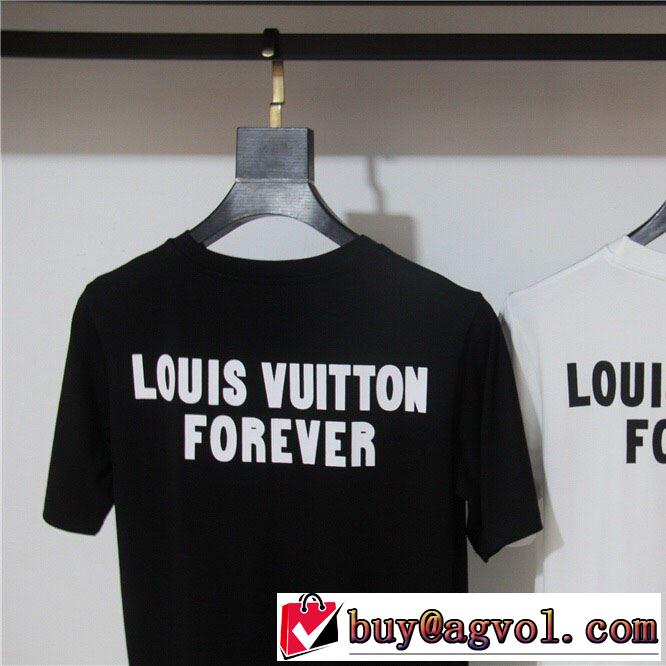 Tシャツ/半袖  2色可選  海外セレブは大人気 ルイ ヴィトン2019春夏人気トレンドアイテム  LOUIS VUITTON
