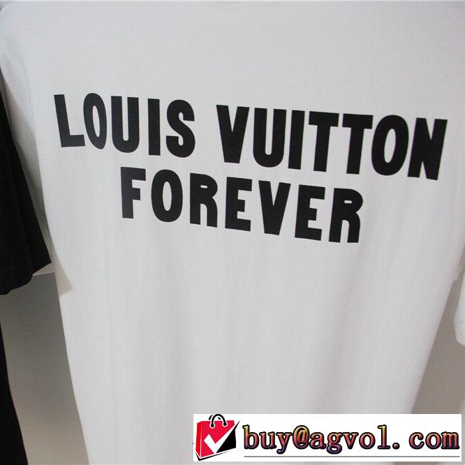 Tシャツ/半袖  2色可選  海外セレブは大人気 ルイ ヴィトン2019春夏人気トレンドアイテム  LOUIS VUITTON