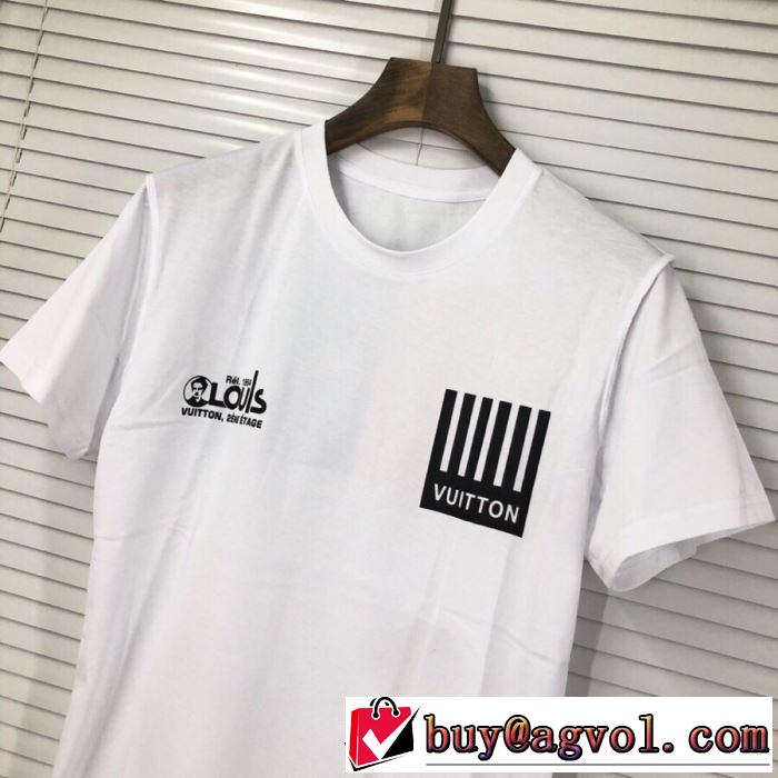 特に夏は人気アイテム ルイ ヴィトン  Tシャツ/半袖  2色可選  LOUIS VUITTONファッションにトレンド