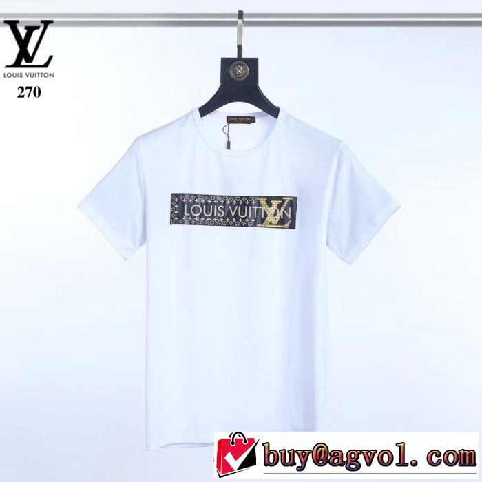Tシャツ/半袖 特に夏は人気アイテム 3色可選 ルイ ヴィトン LOUIS VUITTON2019年夏の一押しファッションアイテム
