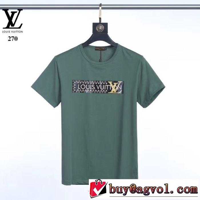 Tシャツ/半袖 特に夏は人気アイテム 3色可選 ルイ ヴィトン LOUIS VUITTON2019年夏の一押しファッションアイテム