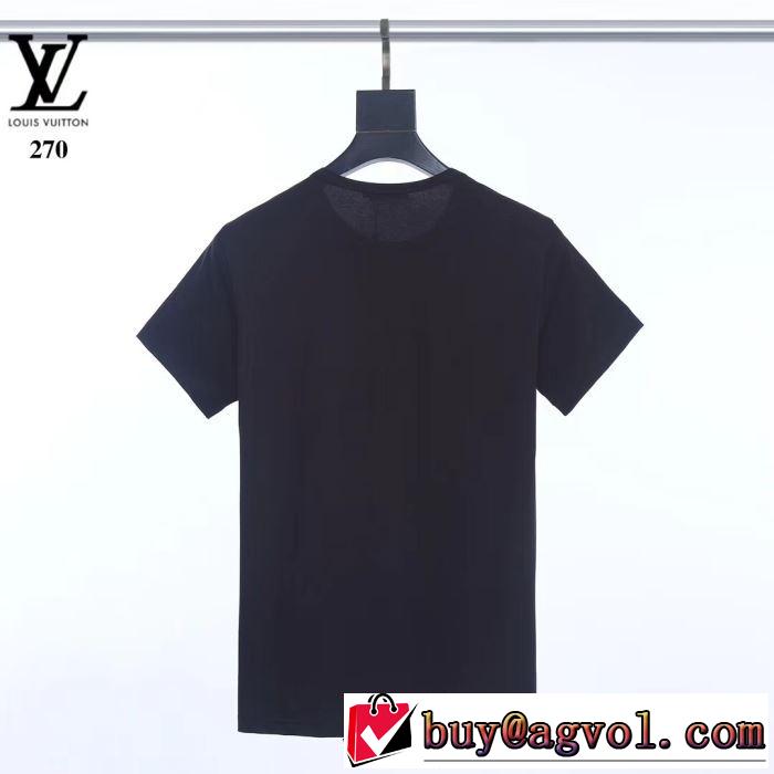 Tシャツ/半袖 特に夏は人気アイテム 3色可選 ルイ ヴィトン LOUIS VUITTON2019年夏の一押しファッションアイテム