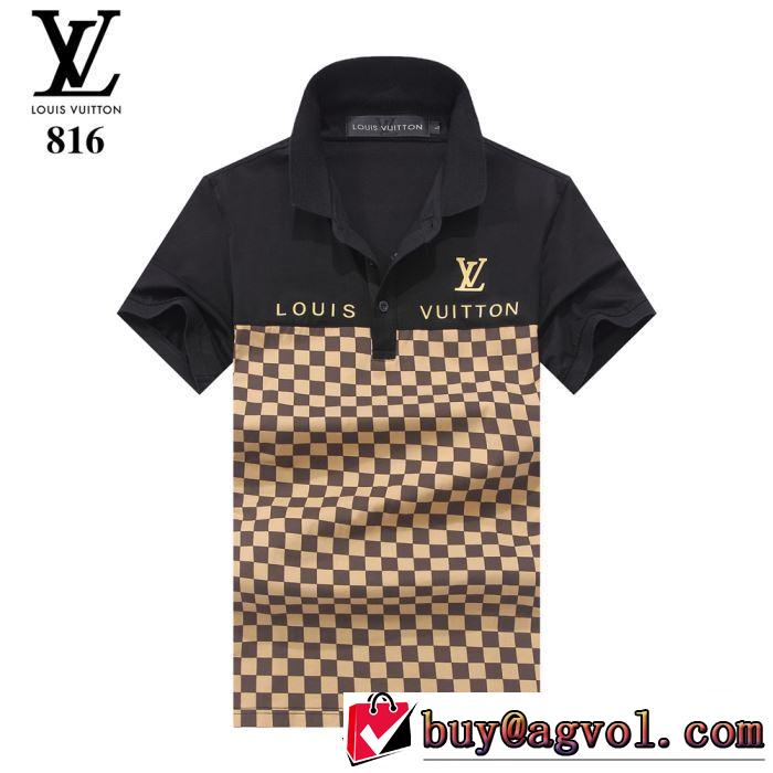 ルイ ヴィトンぜひ今年のトレンドをチェック LOUIS VUITTON  Tシャツ/半袖  4色可選  2019年夏の一押しファッションアイテム