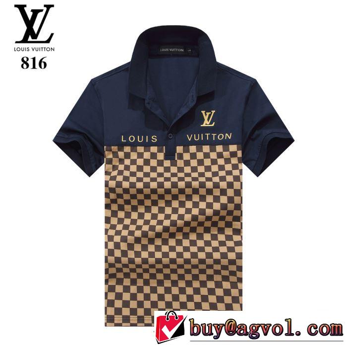 ルイ ヴィトンぜひ今年のトレンドをチェック LOUIS VUITTON  Tシャツ/半袖  4色可選  2019年夏の一押しファッションアイテム