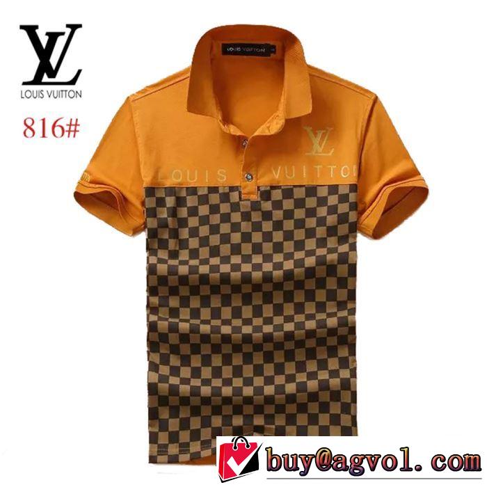 ルイ ヴィトンぜひ今年のトレンドをチェック LOUIS VUITTON  Tシャツ/半袖  4色可選  2019年夏の一押しファッションアイテム