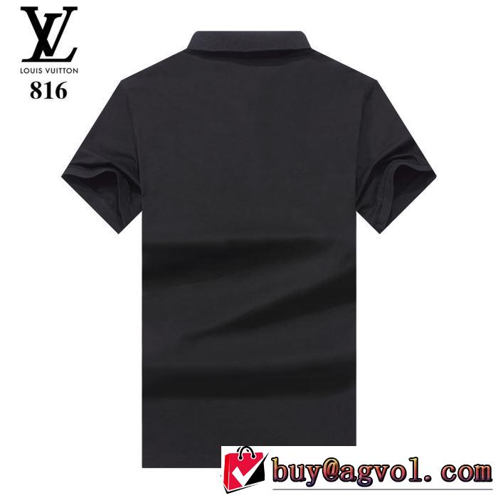 ルイ ヴィトンぜひ今年のトレンドをチェック LOUIS VUITTON  Tシャツ/半袖  4色可選  2019年夏の一押しファッションアイテム