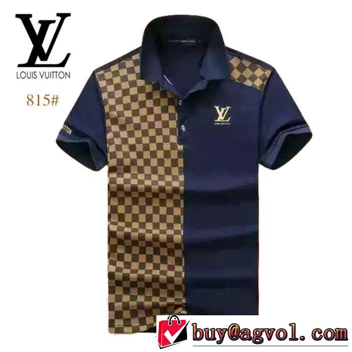 ルイ ヴィトンぜひ今年のトレンドをチェック LOUIS VUITTON  Tシャツ/半袖  4色可選  2019年夏の一押しファッションアイテム