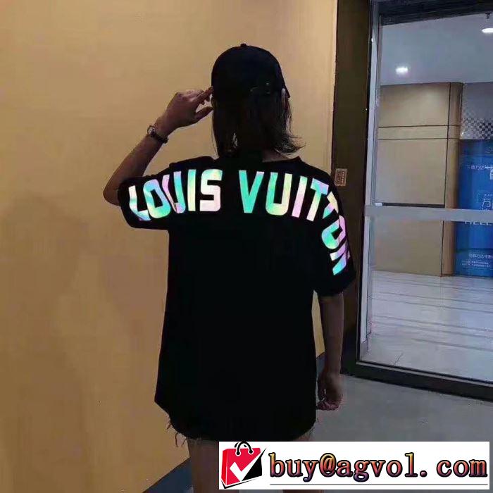LOUIS VUITTON トレンドアイテムとして継続 Tシャツ/半袖  2色可選  ルイ ヴィトン2019年春夏シーズンの人気