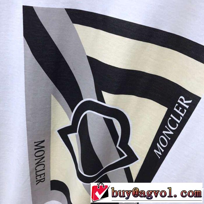 2019年の春夏に着たい 夏大人気のアイテム MONCLER モンクレール 半袖Tシャツ 2色可選