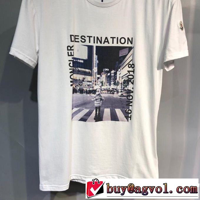 MONCLER モンクレール 半袖Tシャツ 2色可選 2019年の春夏に着たい 今旬のシルエットバランス