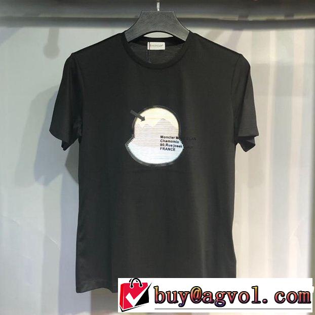 高級感が好評です MONCLER モンクレール 半袖Tシャツ 2色可選 2019春夏も引き続き人気セール