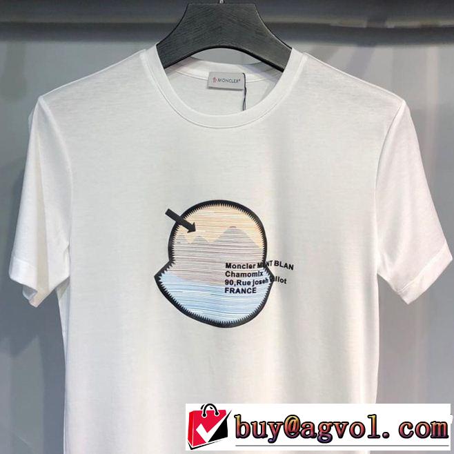 高級感が好評です MONCLER モンクレール 半袖Tシャツ 2色可選 2019春夏も引き続き人気セール