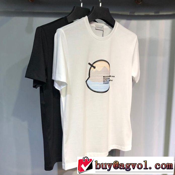 高級感が好評です MONCLER モンクレール 半袖Tシャツ 2色可選 2019春夏も引き続き人気セール