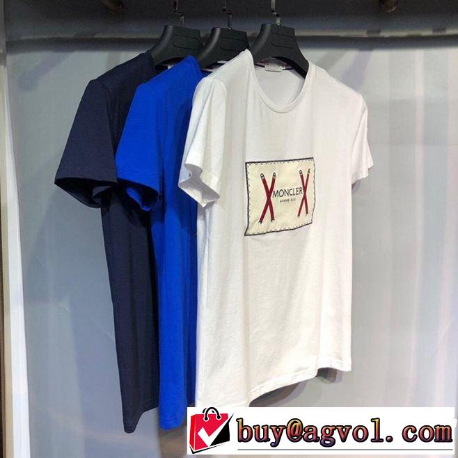 半袖Tシャツ 3色可選 2019SSのトレンド商品 MONCLER モンクレール 爽やかカジュアル人気