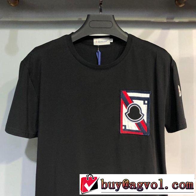 MONCLER モンクレール 半袖Tシャツ 3色可選 2019春夏のトレンド新商品 上品なリラックス感