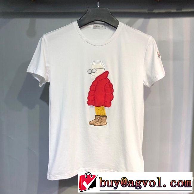 鮮度アップブランド最新 2019春夏トレンドアイテム  MONCLER モンクレール 半袖Tシャツ 4色可選