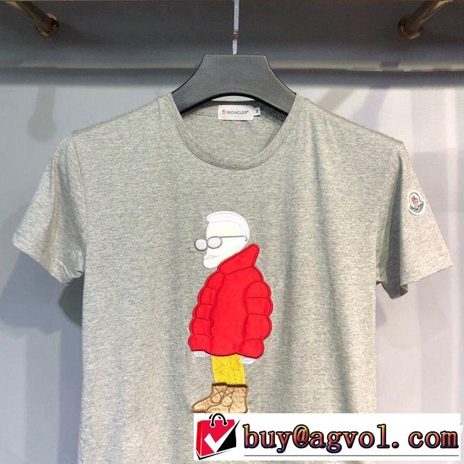 鮮度アップブランド最新 2019春夏トレンドアイテム  MONCLER モンクレール 半袖Tシャツ 4色可選