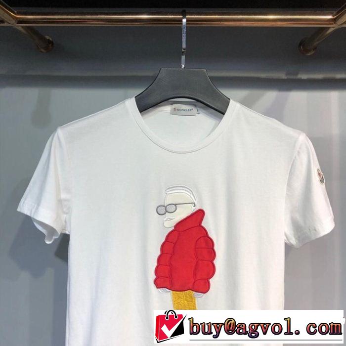 鮮度アップブランド最新 2019春夏トレンドアイテム  MONCLER モンクレール 半袖Tシャツ 4色可選