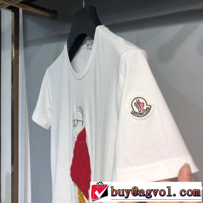 鮮度アップブランド最新 2019春夏トレンドアイテム  MONCLER モンクレール 半袖Tシャツ 4色可選