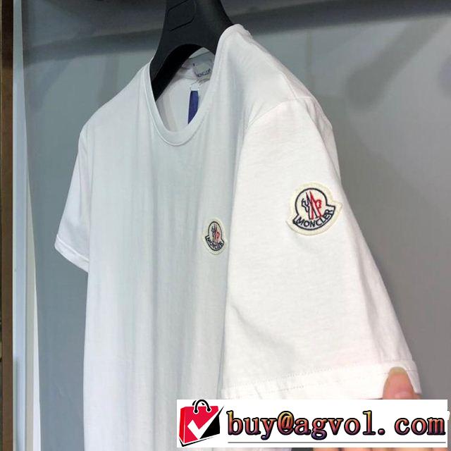 人気夏ファションおすすめ MONCLER モンクレール 半袖Tシャツ 4色可選 2019春夏は人気定番