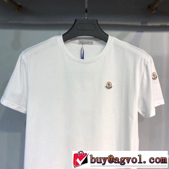 人気夏ファションおすすめ MONCLER モンクレール 半袖Tシャツ 4色可選 2019春夏は人気定番