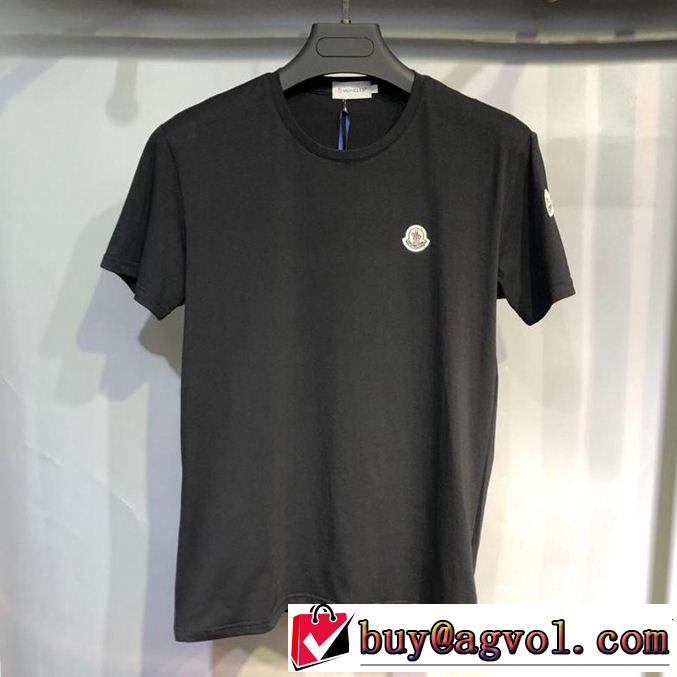 人気夏ファションおすすめ MONCLER モンクレール 半袖Tシャツ 4色可選 2019春夏は人気定番