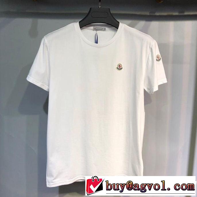 人気夏ファションおすすめ MONCLER モンクレール 半袖Tシャツ 4色可選 2019春夏は人気定番