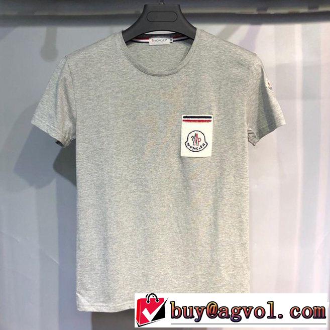 半袖Tシャツ 3色可選 ブランドの話題の新作も！ 2019年の春夏に着たい MONCLER モンクレール
