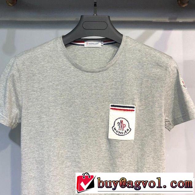 半袖Tシャツ 3色可選 ブランドの話題の新作も！ 2019年の春夏に着たい MONCLER モンクレール
