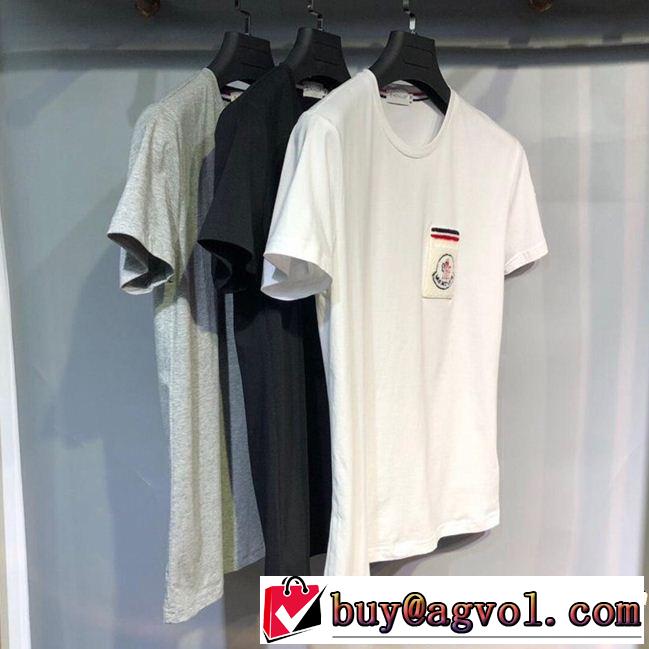 半袖Tシャツ 3色可選 ブランドの話題の新作も！ 2019年の春夏に着たい MONCLER モンクレール