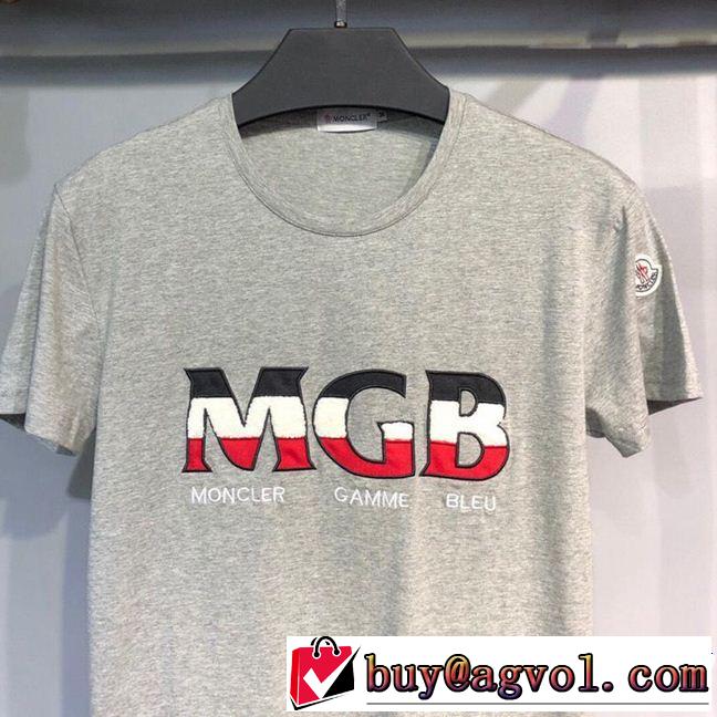 MONCLER モンクレール 半袖Tシャツ 3色可選 優しげ人気アイテム 2019年春夏のトレンドアイテム